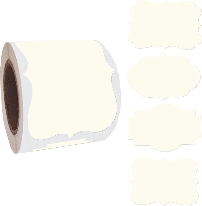SALEMAR 200PCS Fancy Shape Sticker Labels by SALEMAR