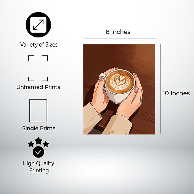 Lawrence Williams Designs Latte Art Coffee Poster - Image 2