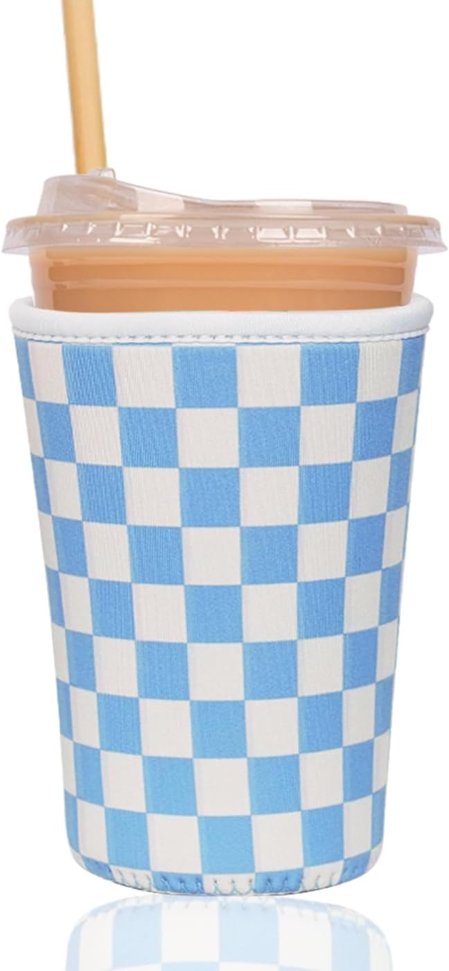 Reusable Insulated Sleeve for Iced Coffee Cup, Coffee Neoprene Sleeve for Cold by Unknown