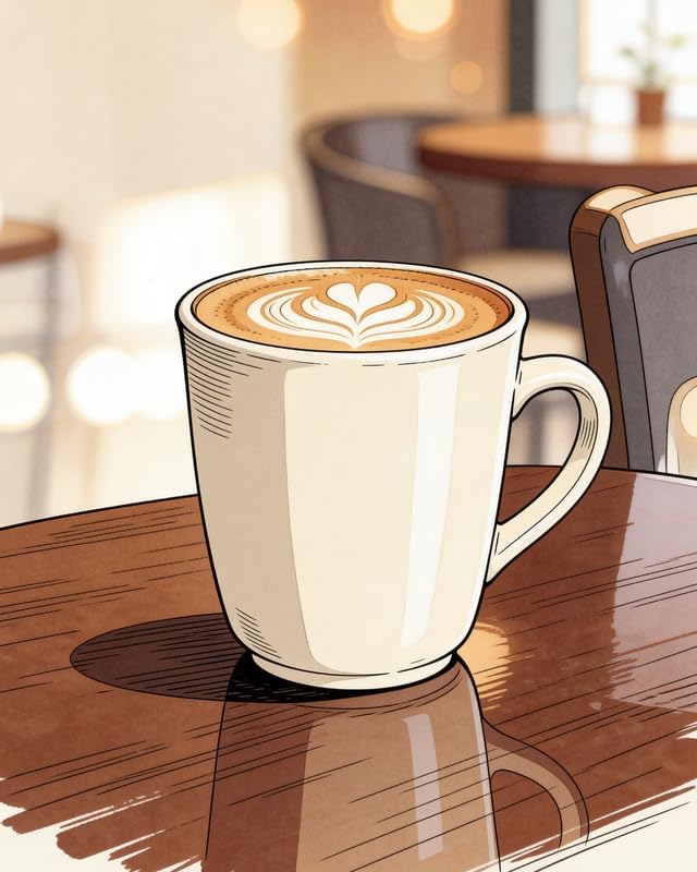 Lawrence Williams Designs Cafe Latte Poster by LawrenceWilliamsDesigns