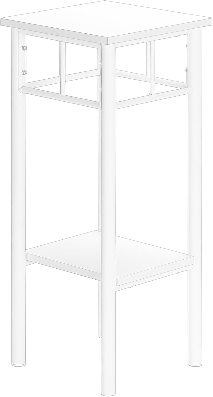 28 Inch Tall White End Table - Image 5