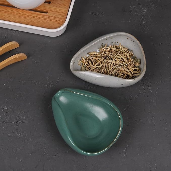 2pcs Ceramic Coffee Scoops Coffee Bean Weighing Bowls Coffee Powder Spoon - Image 5