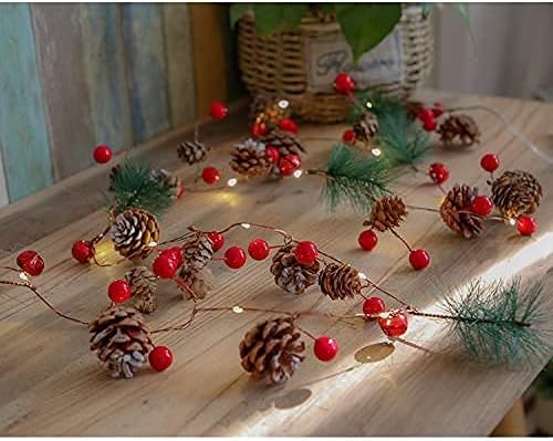 Hongyitime 7.8 FT PineCones String Lights, Christmas Pine Cone Light String - Image 4