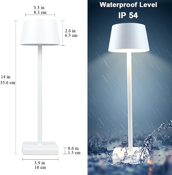 Cordless Table Lamps Rechargeable, 6000mAh Battery Operated Table Lamp - Image 8