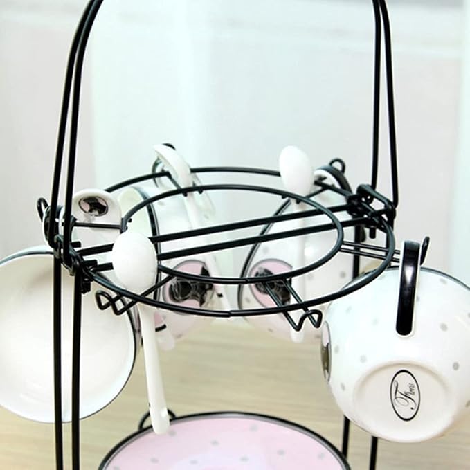 YY YEARCHY Coffee Cup Stand Holder Display Stand Mug Tea Rack Cup and Saucer - Image 6