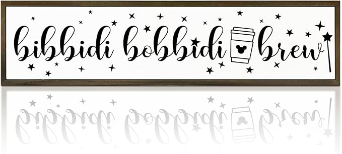 Cute Coffee Decoration, Country Farmhouse Wooden Box Sign, Rustic Wood Hanging by WKYAER