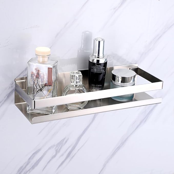 OwnMy Bathroom Shower Shelf Stainless Steel Bath Kitchen Basket Shower Caddy - Image 2