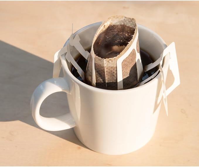 25 Pcs - Biodegradable Portable Coffee Filter Paper Bag | Hanging Ear - Image 6