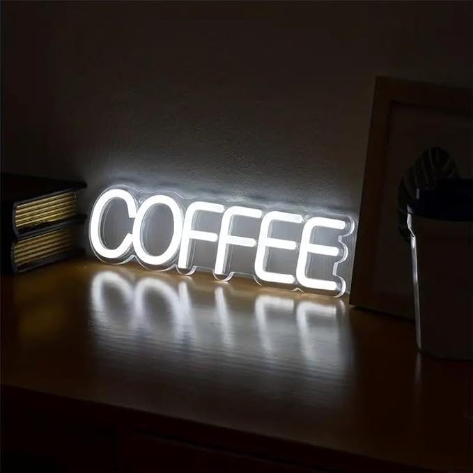 Coffee Neon Sign for Wall Décor Dimmable Coffee Bar LED Neon Light for Cafes - Image 2