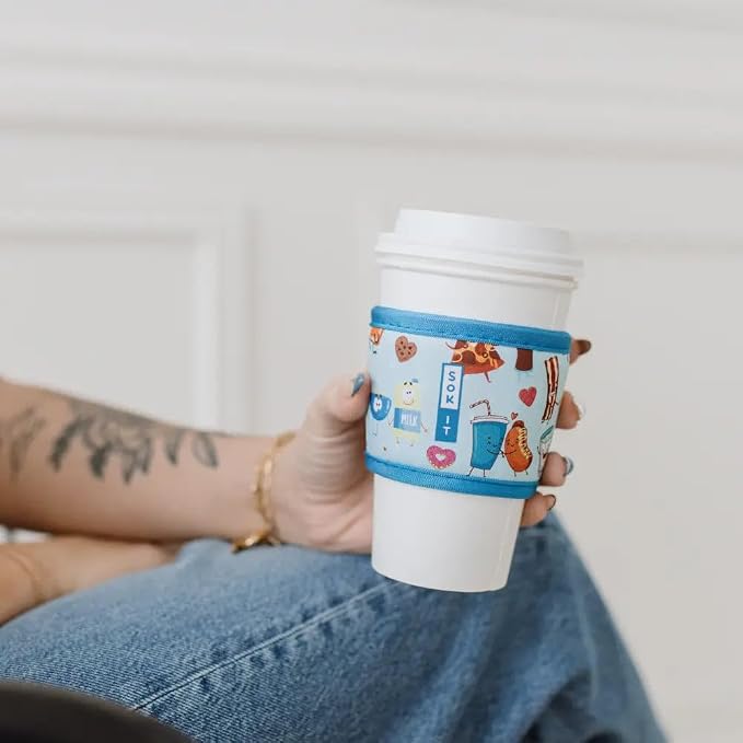 Sok It HotSok Coffee & Tea Reusable Insulated Neoprene Cup Sleeve - Image 2