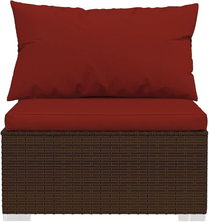 4 Piece Garden Lounge Set, Modular Patio Furniture Conversation Set - Image 6