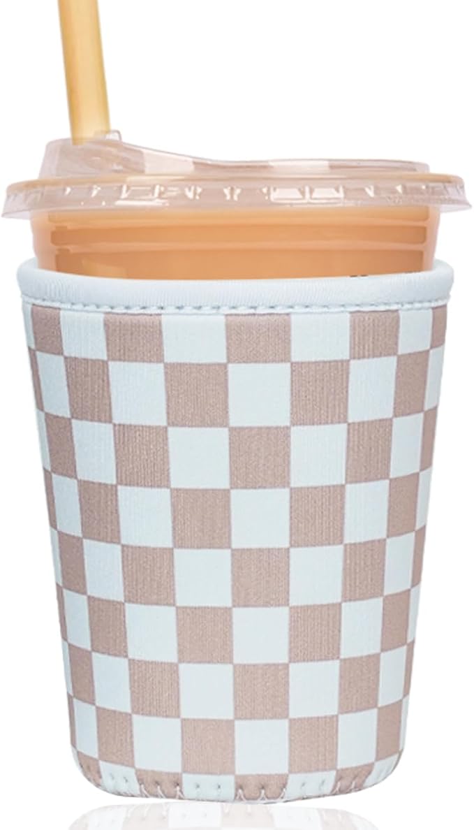 Reusable Insulated Sleeve for Iced Coffee Cup, Coffee Neoprene Sleeve for Cold by Unknown