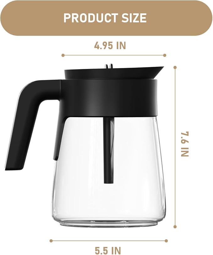 12-Cups Coffee Maker Carafe Replacement Pot Compatible - Image 8