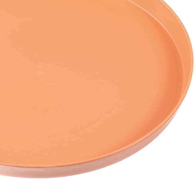 PATIKIL 12" Round Restaurant Serving Trays, 2 Pack Non-Slip Food Service Tray - Image 3
