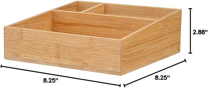 Restaurantware-8.3 x 8.3 x 2 Inch Coffee Condiment Organizer, 1 Square Creamer - Image 15