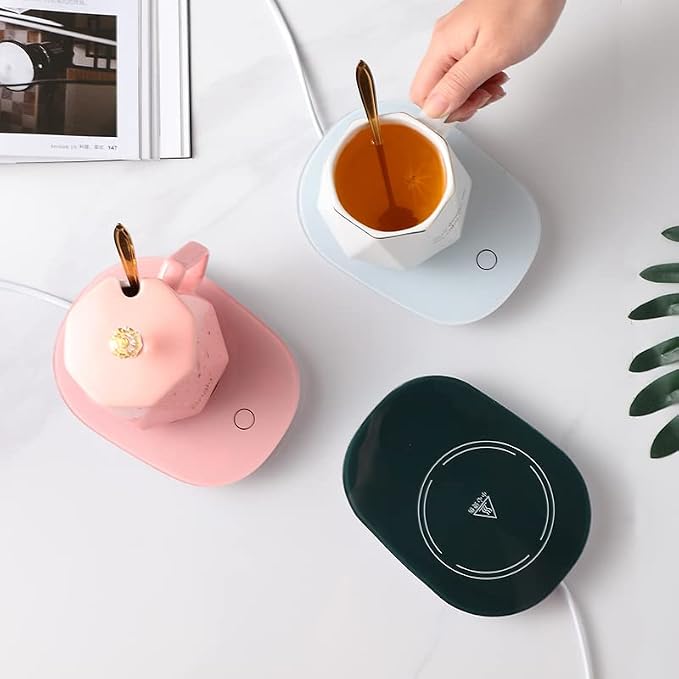 Coffee Warmer for Desk with Mug Set. Birthday Gifts Graduation Gifts for Woman. - Image 6