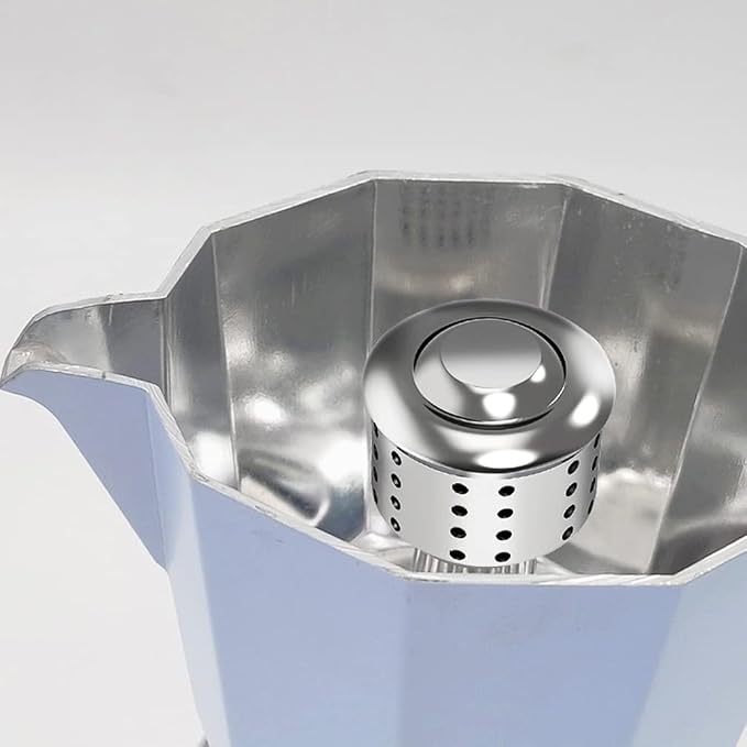 Moka Pot Stovetop Espresso Coffee Maker Accessories Anti-Splash Valve Stainless - Image 9