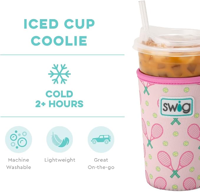 Swig Life Medium Iced Cup Coolie, Standard 22oz Iced Coffee Cup Insulator Sleeve - Image 3