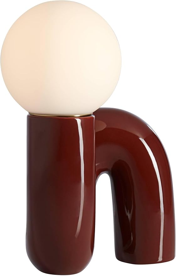 360 Lighting Fondant 11 1/2" Small Mid Century Modern Accent Table Lamps Set of - Image 7