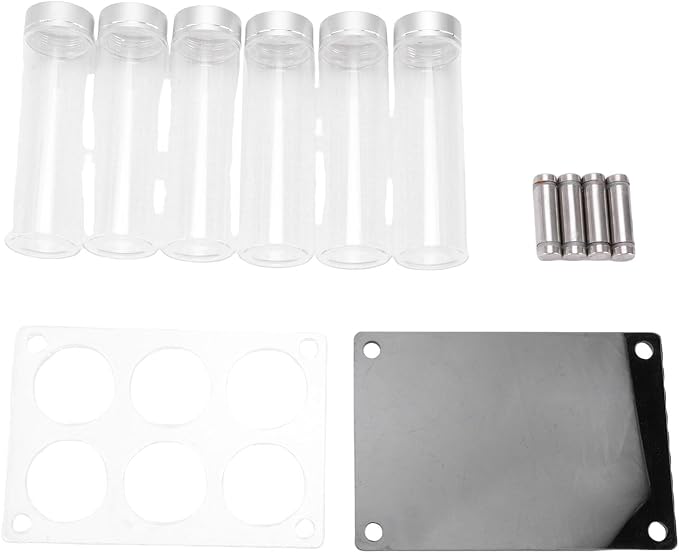 Coffee Bean Storage Tubes, High Borosilicate Glass Coffee Bean Cellars - Image 6