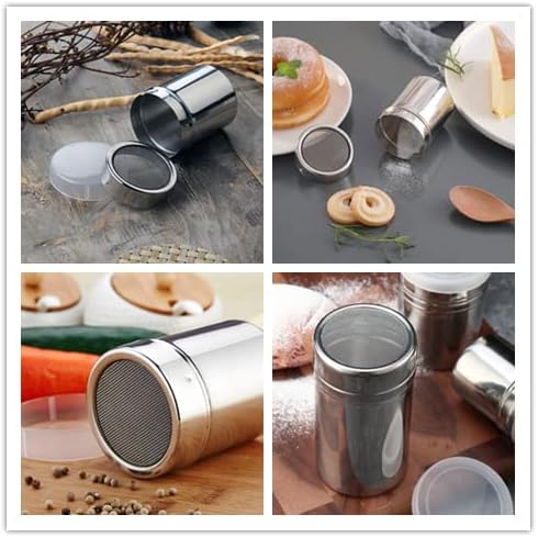 45 Coffee Stencils+2 Mesh Powder Shakers, Cake Baking Templates Coffee - Image 9