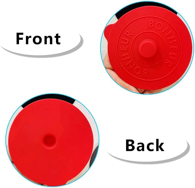 3 Pcs Silicone Cup Lids Anti Dust Seal Mug Covers Reusable Glass Cup Covers - Image 4