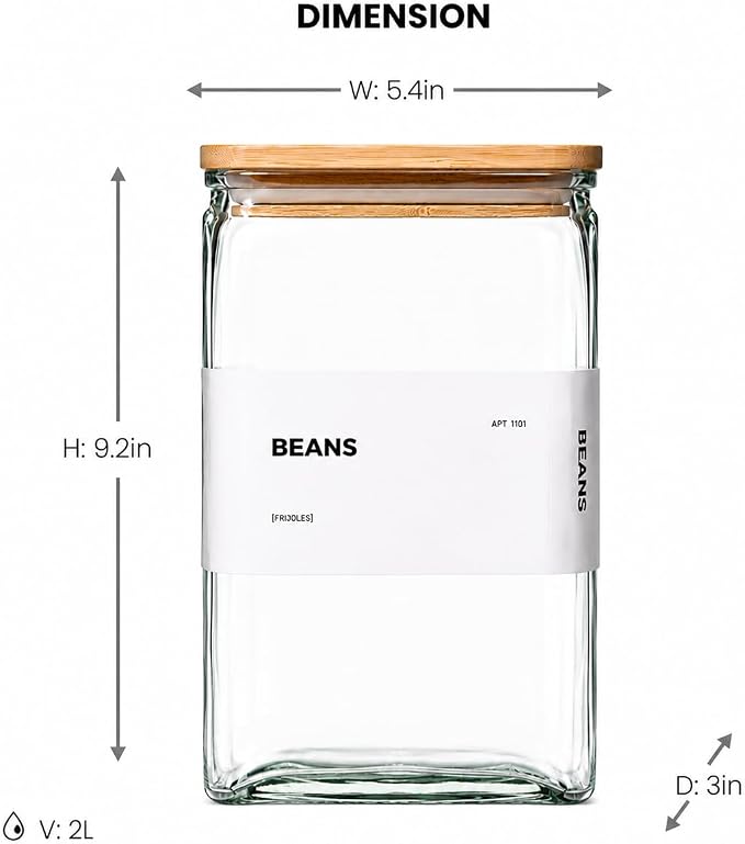 APT 1101 Glass Storage Jars - Image 2