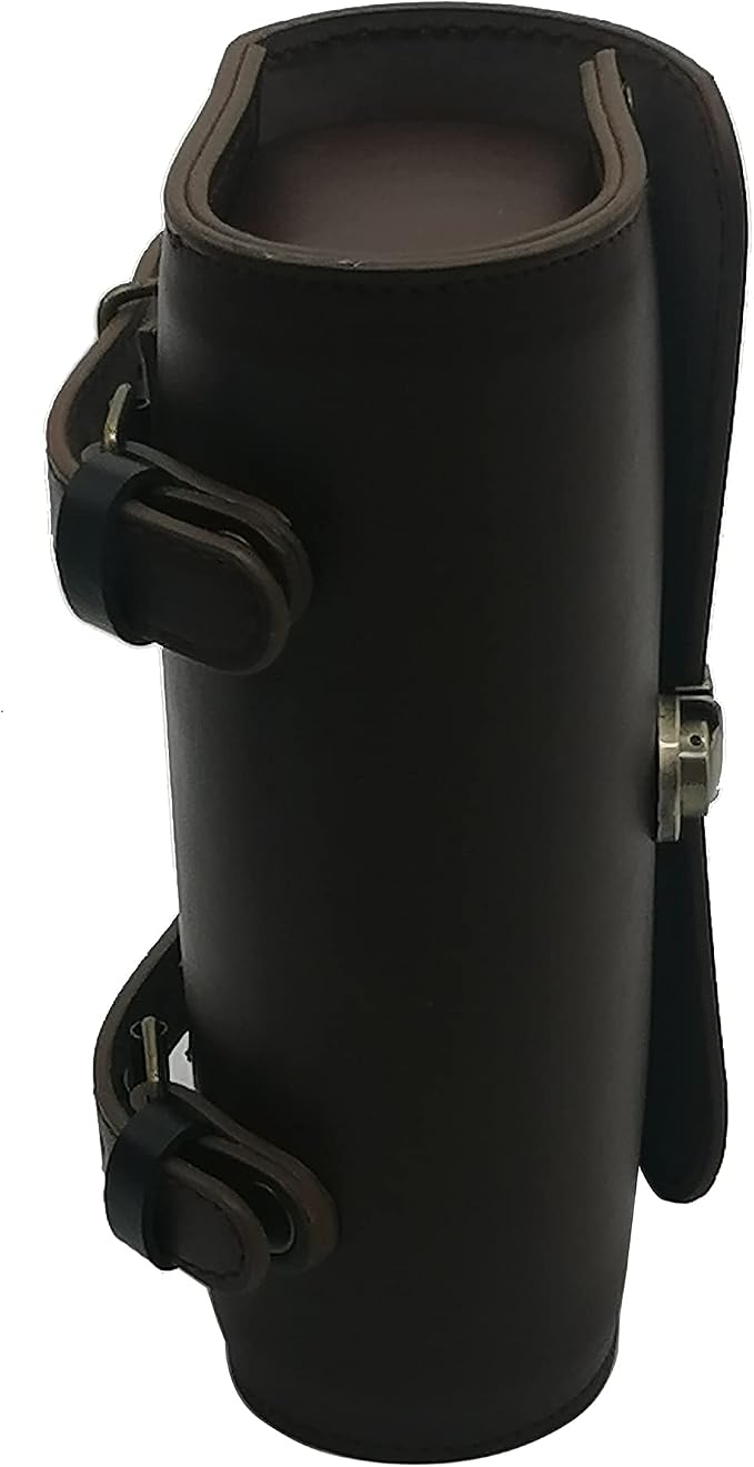 WUYAN Bike Handlebar Leather Bags Under Seat Retro Classical Mountain MTB Road - Image 3