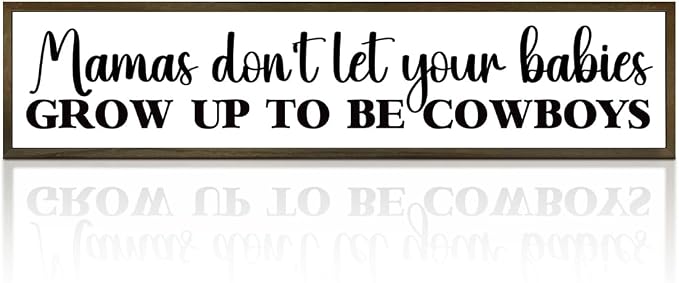 Inspirational Wood Signs, Western Nursery Decor, Baby Newborn Son Boy Infant by Unknown
