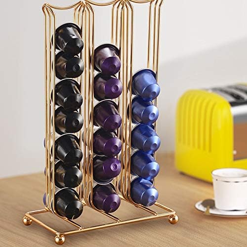 42-Cup Coffee Pod Rack, Space Saving, Tiered Shelf, Coffee Pod Stand - Image 3