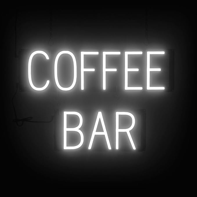 SpellBrite COFFEE BAR Sign | Coffee Drink-Related Sign by SpellBrite