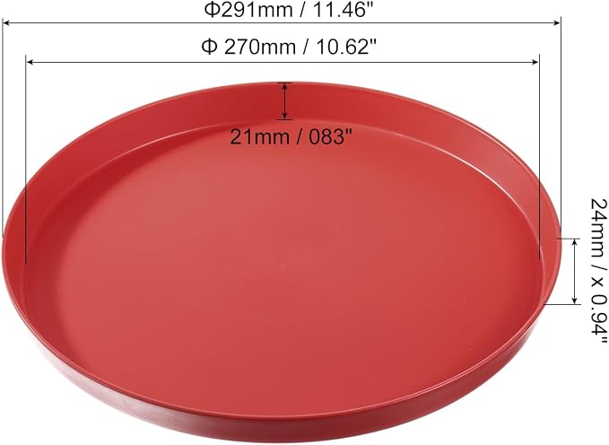 PATIKIL 11" Restaurant Serving Trays - Image 2
