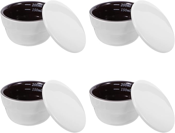 ibasenice 2 Set Ceramic Coffee Tasting Bowl, 200ml/6.8oz Small Bowls by ibasenice