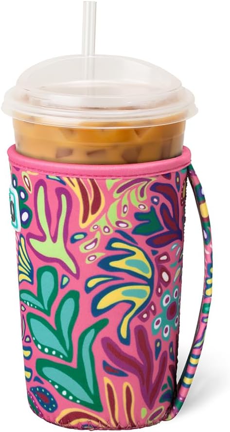 Swig Life Medium Iced Cup Coolie, Standard 22oz Iced Coffee Cup Insulator Sleeve - Image 3
