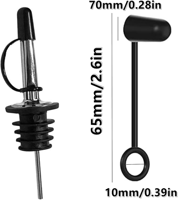36 Pack Rubber Pourers Dust Caps – Hooded Spout Covers - Image 2