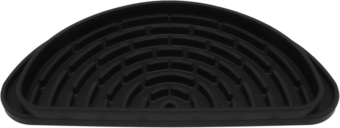 1PC Coffee Drip Tray for Drink Dispenser, Silicone Black Semi-Circular Ice and by YuGtcen