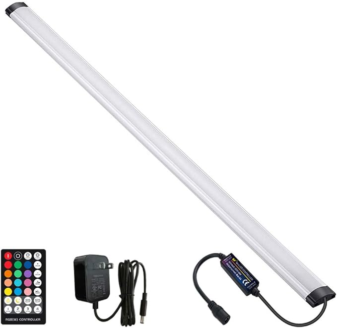 Dimmable Under Cabinet Lighting, RGB LED Light Bar, RF Remote Control Lamp by LAIFUNI
