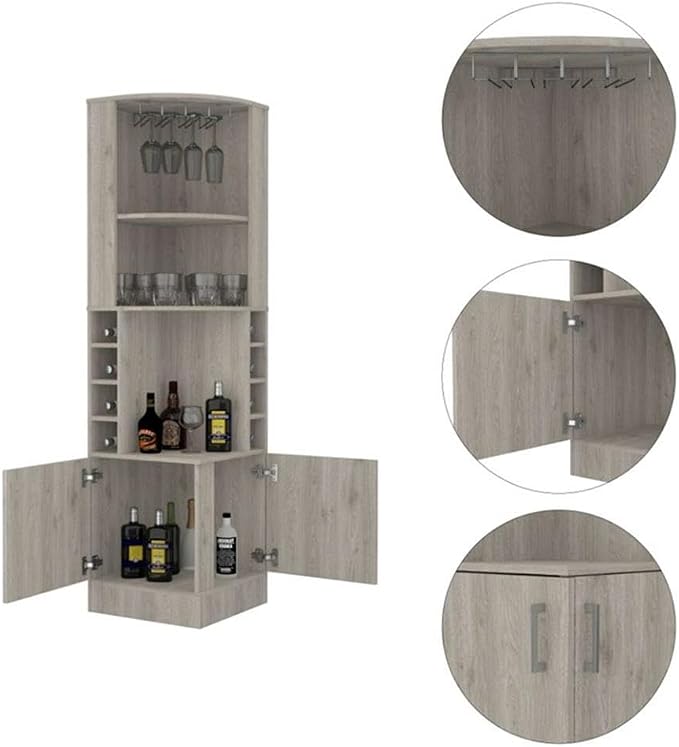 Tuhome Syrah Corner Bar Cabinet - Image 5