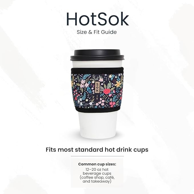 Sok It HotSok Coffee & Tea Reusable Insulated Neoprene Cup Sleeve - Image 3