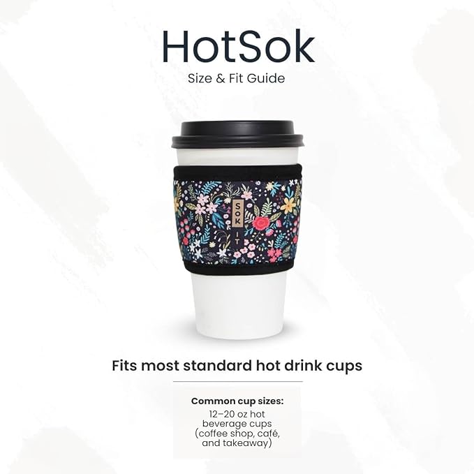 Sok It HotSok Coffee & Tea Reusable Insulated Neoprene Cup Sleeve - Image 4