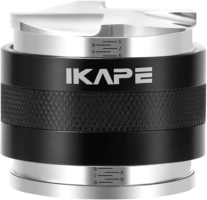 IKAPE Coffee Products, 51mm Coffee Distributor & Hand Tamper, Adjustable Depth by IKAPE