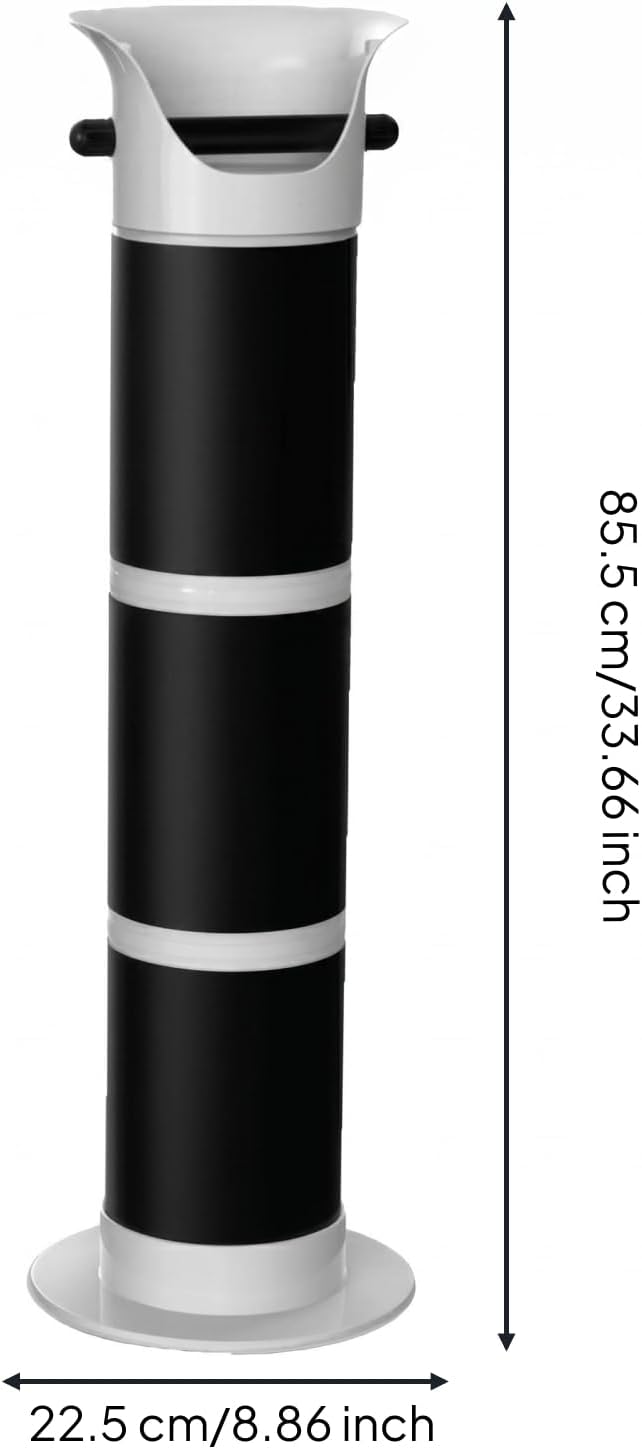 Coffee Grounds Disposal Box Cylindrical Espresso Portafilter Cleaner Vertical - Image 7