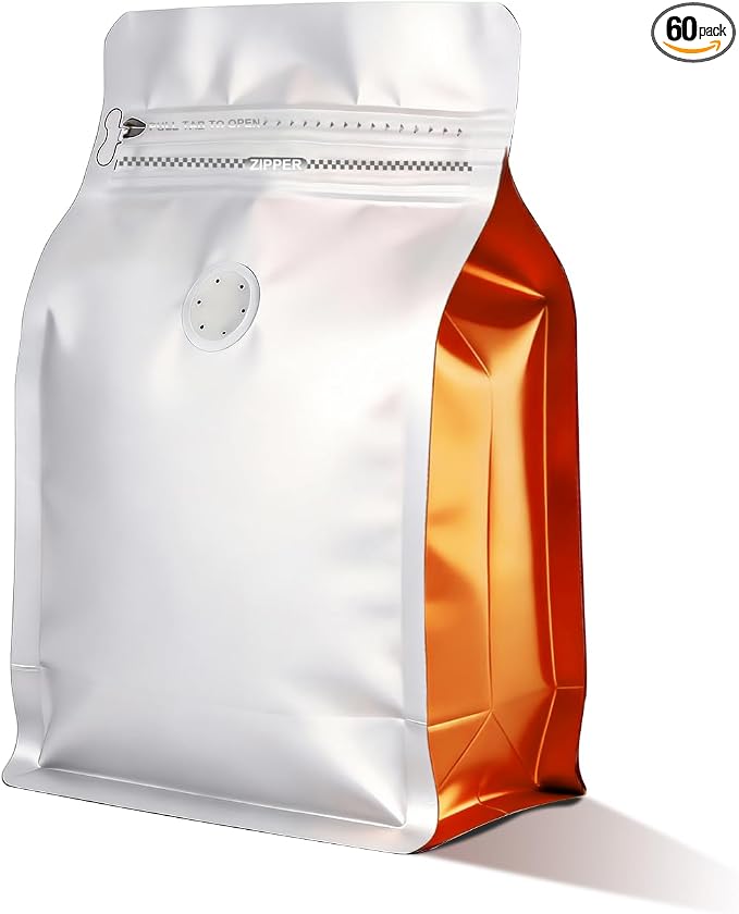 Coffee Bags with Valve Vented Coffee Beans Packaging Bags High Barrier by ODDIER