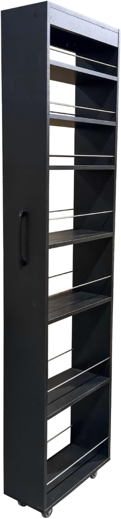 KEIKI 7 Tier Pull-Out Kitchen Pantry Storage Cabinet, Spice Rack Next to Fridge - Image 7
