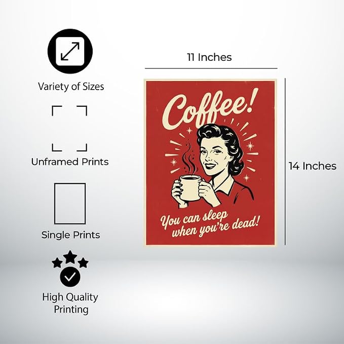 Lawrence Williams Designs Coffee Humor Poster - Image 2