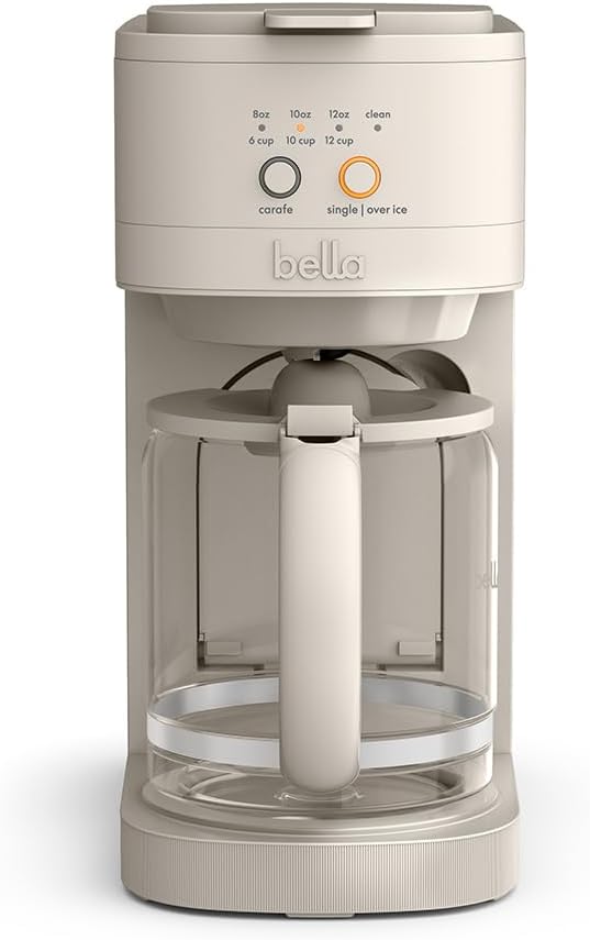 BELLA VersaBrew 2-in1 Coffee Maker, K-Cup compatible, Brew 3 Sizes Carafes & by bella