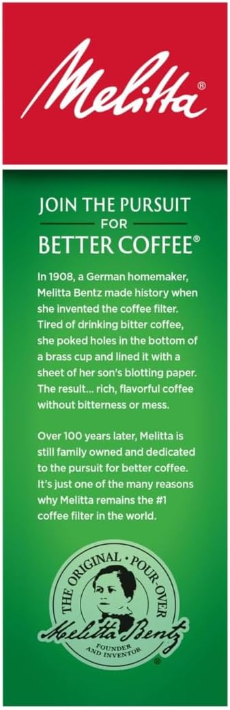 Melitta #2 Cone Coffee Filters, Natural Brown, Compostable, Tear-Resistant - Image 14