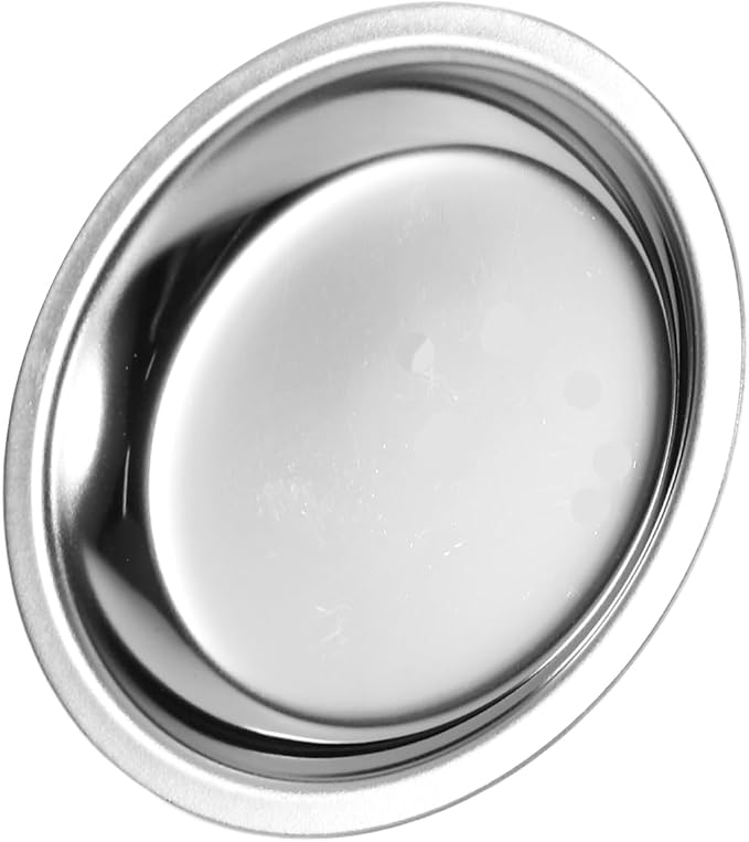 KICHOUSE Stainless Steel Tea Bag Dish Round Tea Bag Coaster Holder Coaster by kichouse