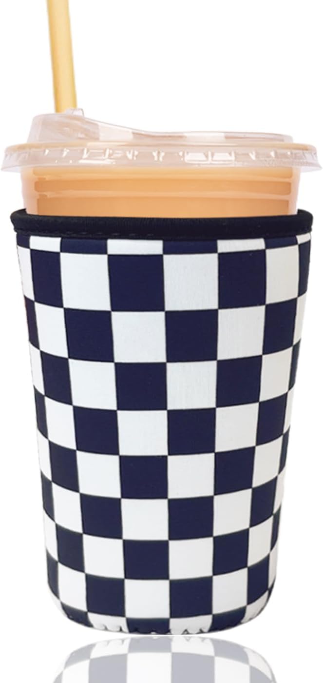 Reusable Insulated Sleeve for Iced Coffee Cup, Coffee Neoprene Sleeve for Cold by Unknown