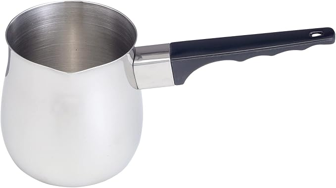 Fino Turkish Warmer Coffee Pot, Professional Quality 18/8 Stainless Steel by Fino